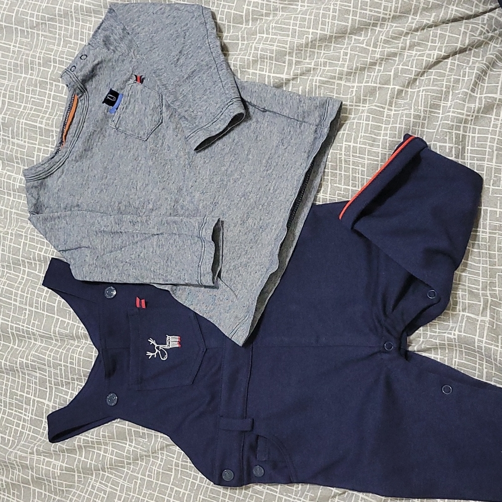 Overall set - French brand - 12m